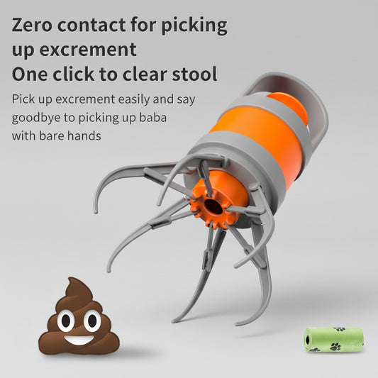 Pet cleaning supplies cartoon toilet clip outdoor poop shovel pet toilet pickup